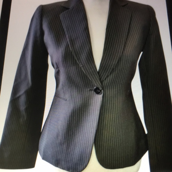Tahari A.S.L., Black pinstripe, Blazer - Picture 9 of 9